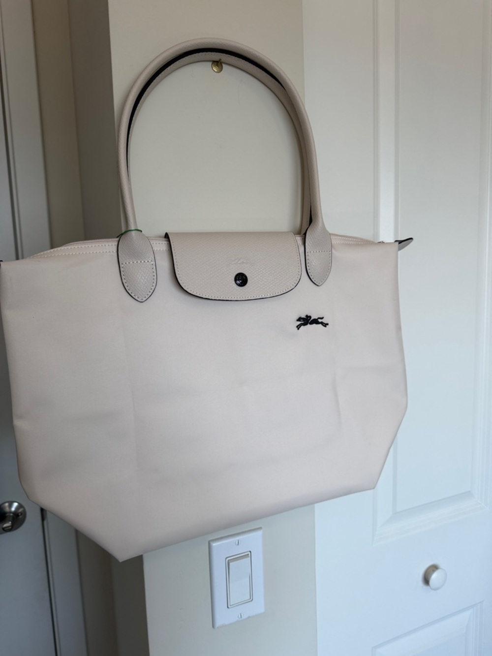 Longchamp Beige Le Pliage Large Tote